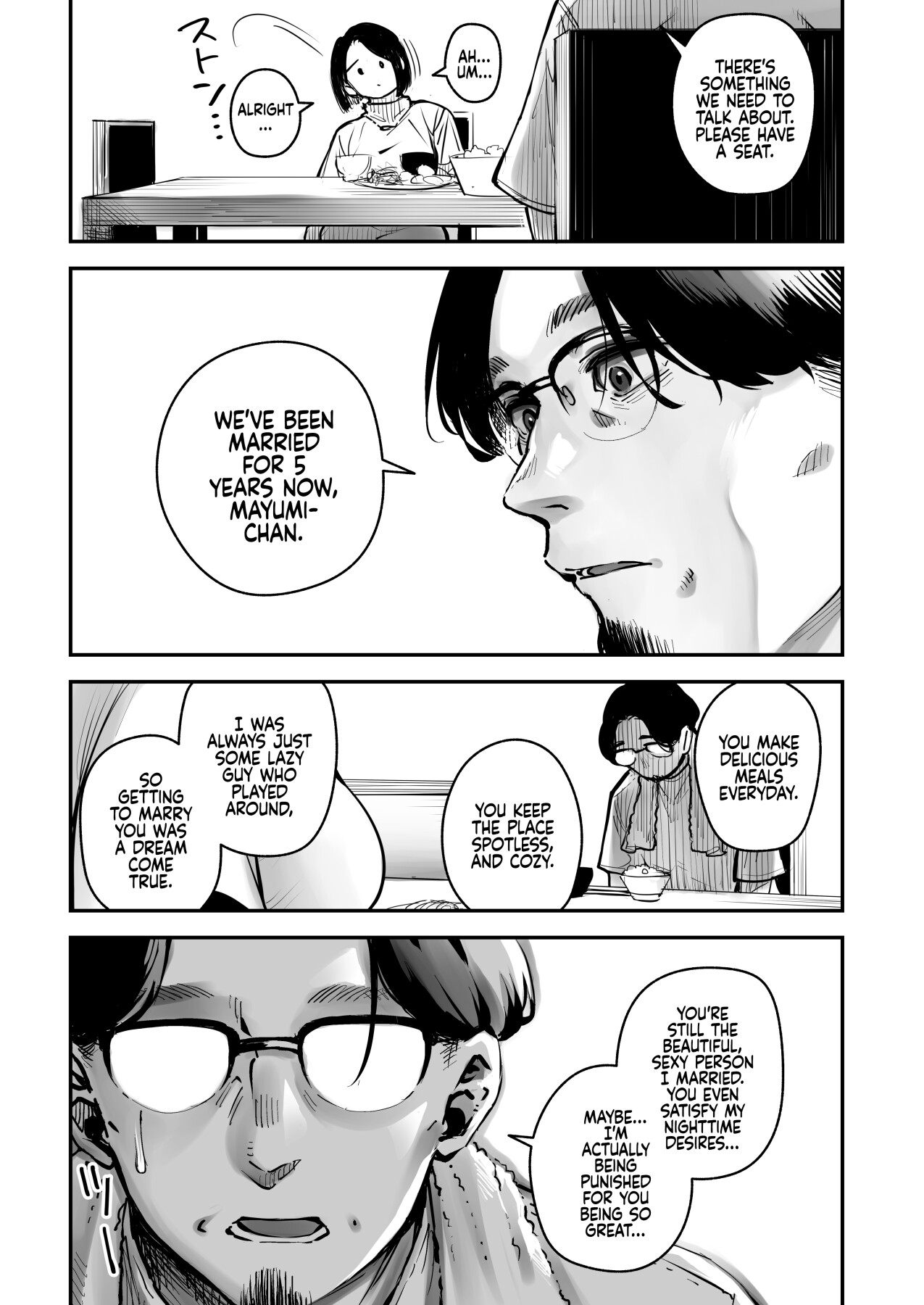 Hentai Manga Comic-Your Sex Drive is just too much, so have Sex with other men! Mayumi-san gets Permission to Cheat!-Read-7